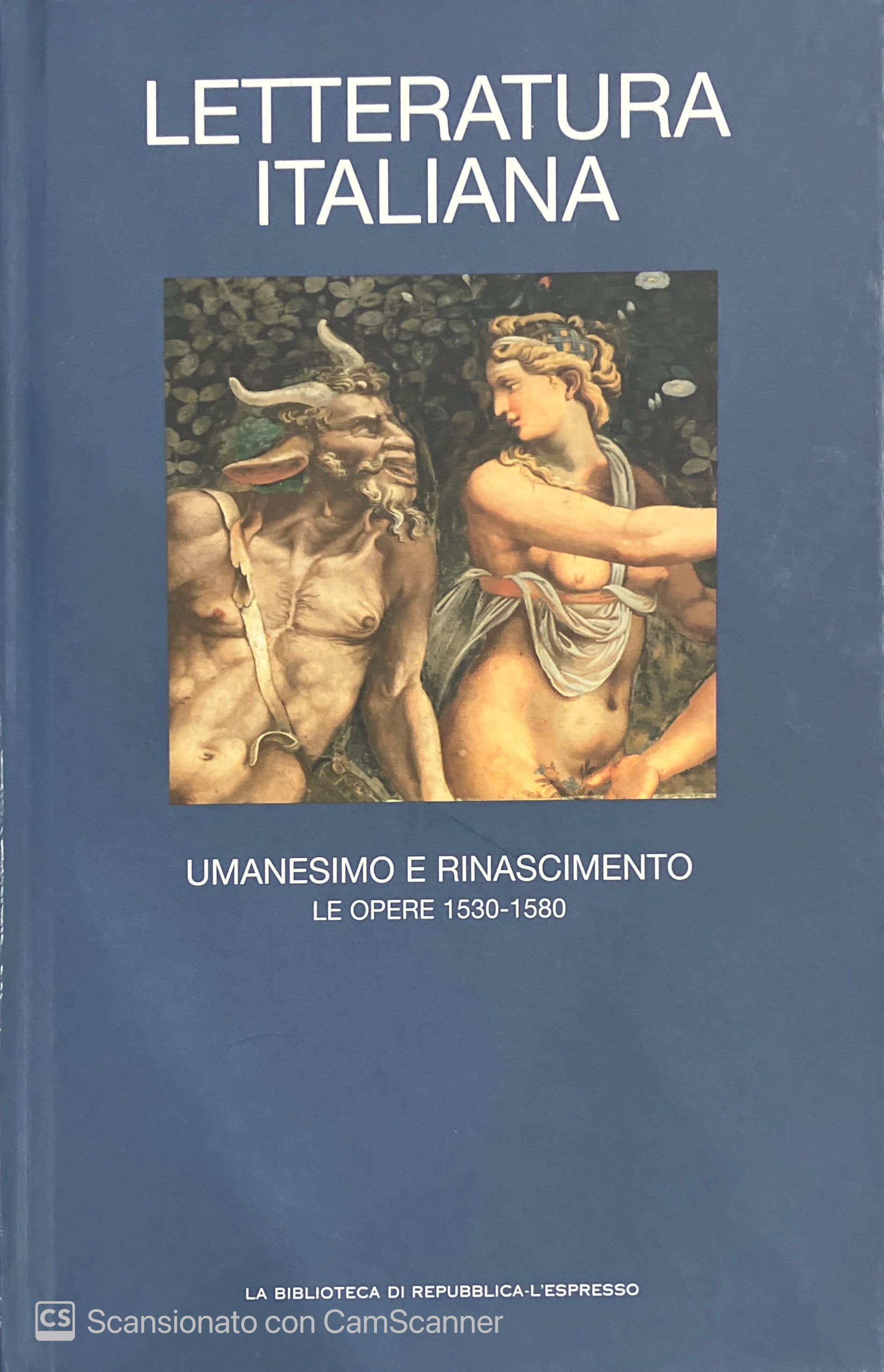 LETTERATURA ITALIANA . UMANESIMO E RINASCIMENTO. VOLUME 6